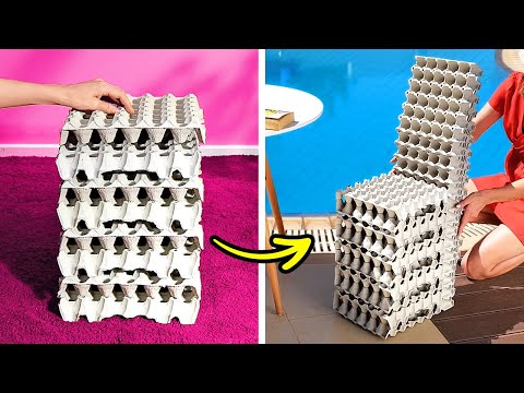 Cool Ideas With Egg Carton || Unexpected Ways To Reuse Egg Trays