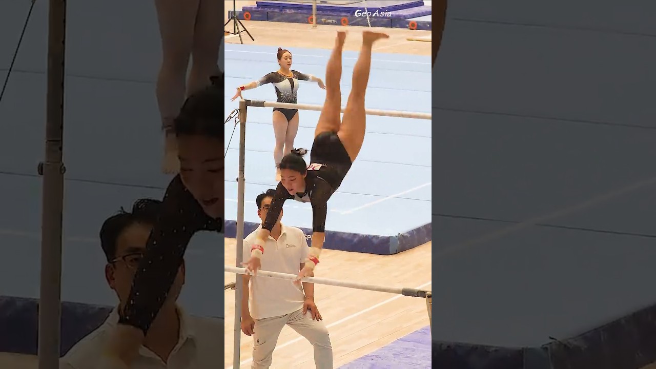 "기계체조 전국종별체조선수권 이단평형봉" 안채은(한국체대) # artisticgymnastics #안채은 #여자기계체조 #gymnastics #shorts