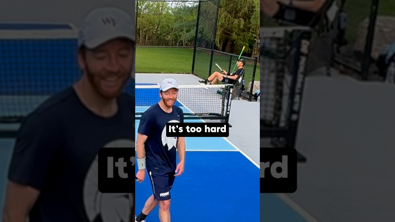 Pickleball is Too Much Work!