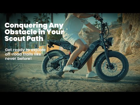 ⚡️ Conquering any obstacle in your path! It's a statement #cyrusher #scout #allterrain #ebike