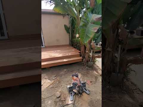 Deck, before and after #deck #backyard