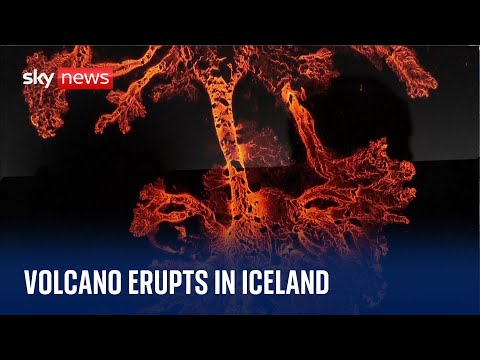 Iceland: Volcano erupts near Reykjavik