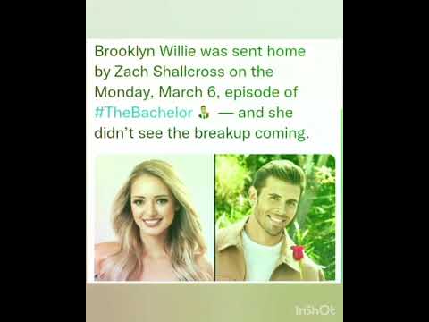 Brooklyn Willie was sent home by Zach Shallcross on the Monday, March 6, episode of #TheBachelor 