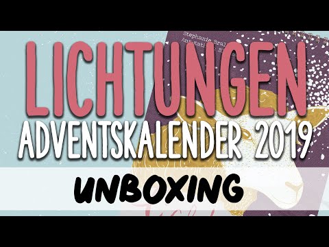 Adventskalender Unboxing