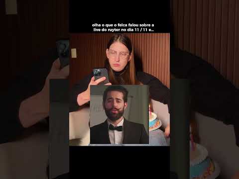 Olha o que Felca falou sobre a live do Ruyter.. #ruyter #ruyterpoubel