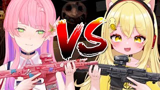 Guwuns! | Anime Girls try Buckshot Roulette ft @NyanaBanyana 【V4Mirai 