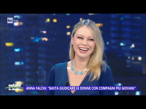 Anna Falchi: "Basta giudicare le donne con compagni più giovani" - Estate in diretta 31/07/2023