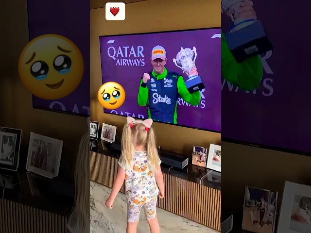 Hulkenberg's Daughter's ADORABLE Reaction To Dad's First Podium 💚