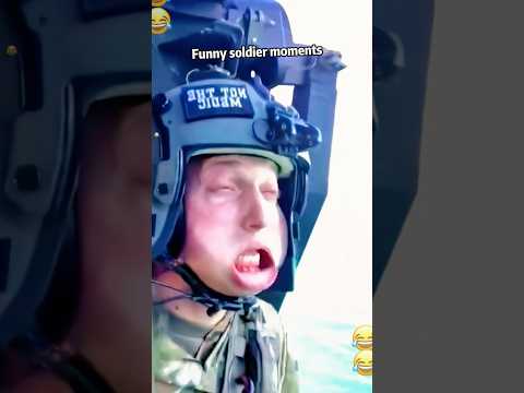 Funny soldier moments🤣🤣 #foryou #funny #failgag #police #funnyfails