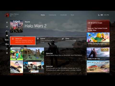 Xbox One March Update Walkthrough
