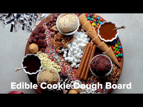 Edible Cookie Dough Board #shorts