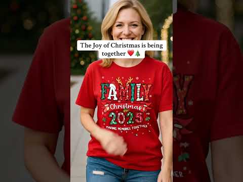 Celebrate together in style with our 2025 matching tee! Shop now 🔥 #familychristmas