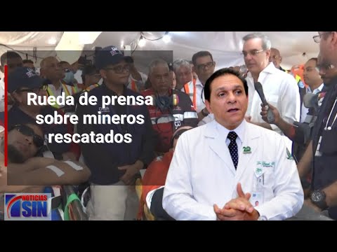 EN VIVO Rueda de prensa sobre mineros rescatados