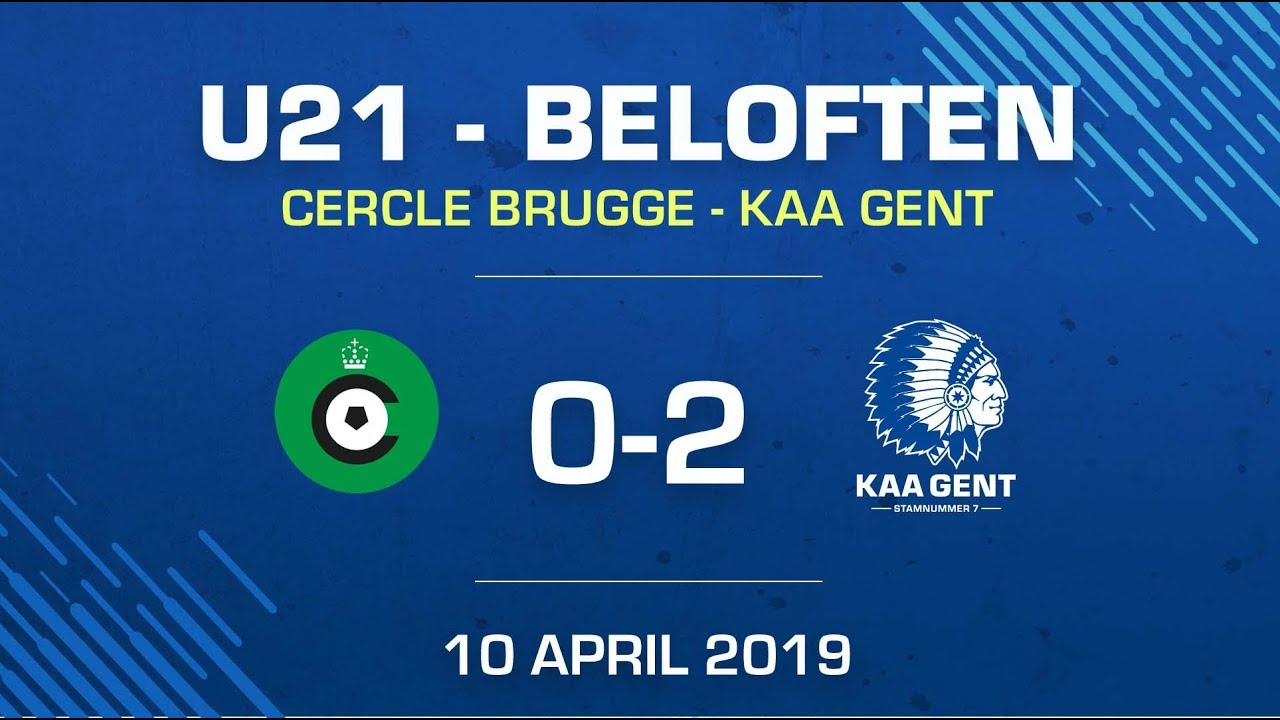 U21 Cercle Brugge - KAA GENT: 0-2