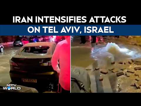 Iran Intensifies Attacks On Israel, Tel Aviv Suffers Heavy Damage
