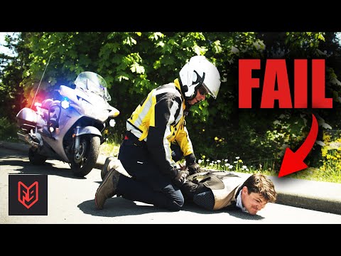 How to Ride like a Cop - Ryan Challenges Police Motor Course