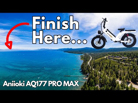 Ebike 85 Miles around Lake Tahoe NO pedaling?  We tried it.