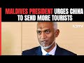 Maldives President Urges China To Send More Tourists Amid Row With India