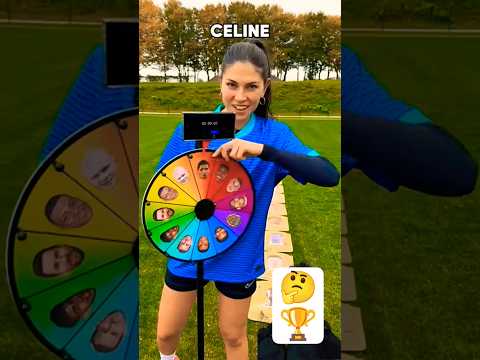 Who's the winner of this challenge..?🤔 #challenge #soccer #football #celine #usa #entertainment