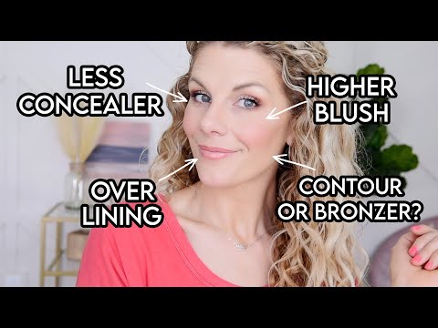 MAKEUP SECRETS for OVER 40 | What to use, where to put it and when to skip it!