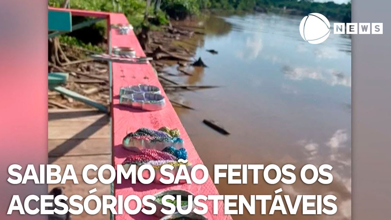 Hora da Virada Saiba como são feitos os acessórios sustentáveis  TV Online Hora da Virada Saiba como são feitos os acessórios sustentáveis