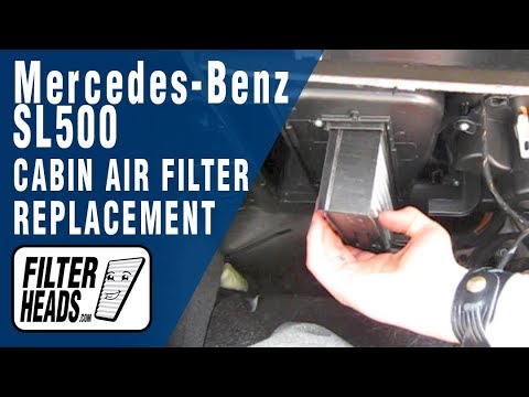 MERCEDES-BENZ SL-Class (230) - Cabin Air Filter Replacement