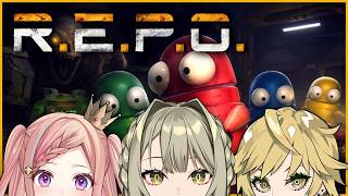 【R.E.P.O.】衣装集めで大騒ぎ!! なんと初心者たちが死に物狂いで頑張るレポ【九条棗/九条茘枝/泡沫調】