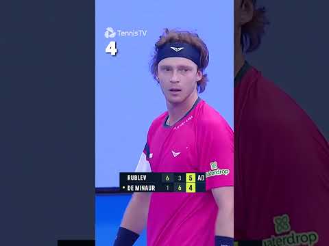 Andrey Rublev Takes His EIGHTH Match Point 😮