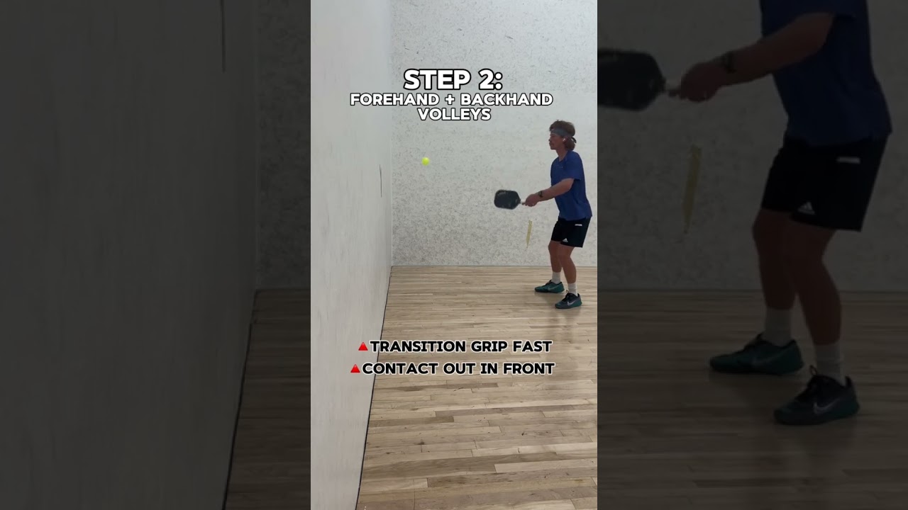How to utilize back hand properly in pickleball