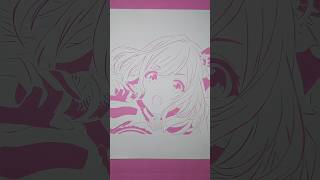 【切り絵】月岡恋鐘 #シャニマス #シャニアニ #アイドルマスターシャイニーカラーズ #papercraft #切り絵