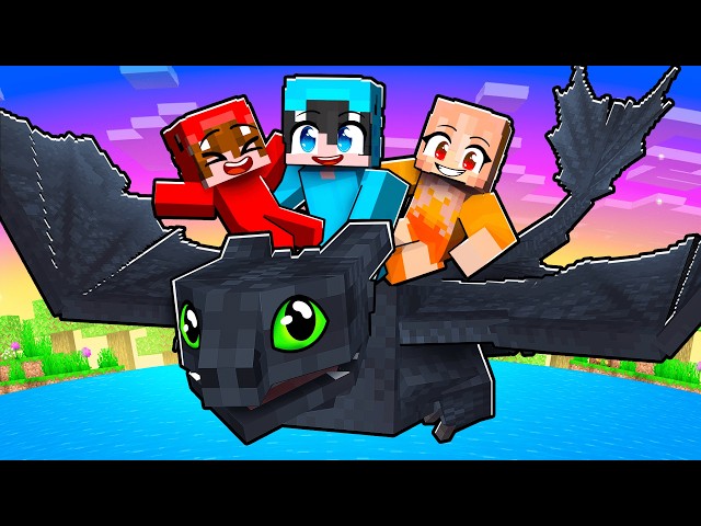Teniendo una Familia de Como ENTRENAR a Tu DRAGÓN en Minecraft!