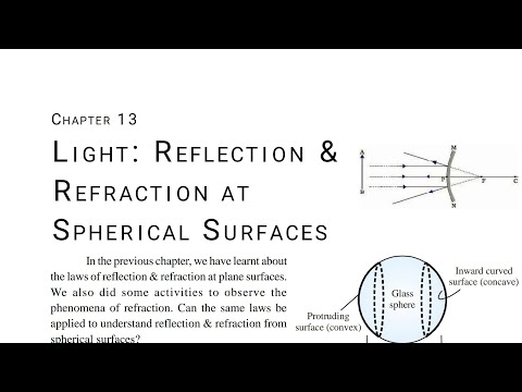 Light : Reflection and Refraction at spherical surfaces (part 1)|10th science chapter 13 CGBSE