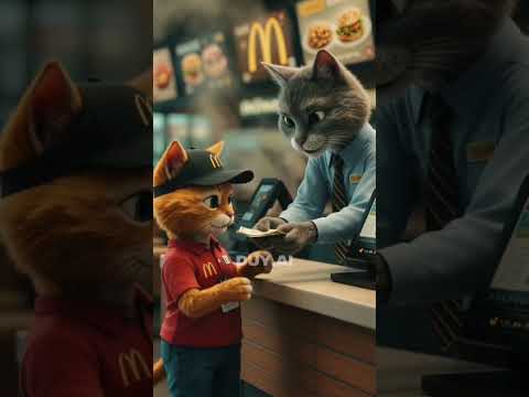 They laughed then, they bow now 😂 #cat #catai #kitten #cutecat