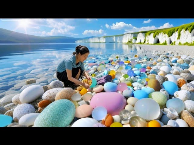 Undersea earthquake, sea water disappears, large amounts of topaz and emeralds appear