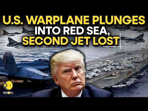 US-Houthis Tension LIVE: F/A-18 Fighter Jet Goes Overboard From US Carrier In The Red Sea | WION