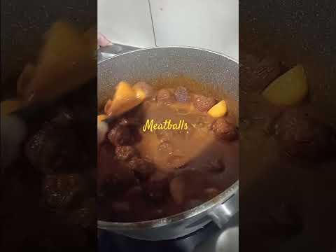 meatballs w/potato#shortvedio