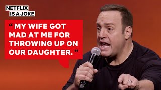 Kevin James Threw Up On His Kids At A Theme Park