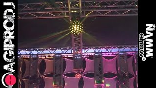Chauvet DJ ROTOSPHERE Q3 Three-Zone, Quad-Color LED Mirror Ball Simulator Effect DMX In Action - Watch Video