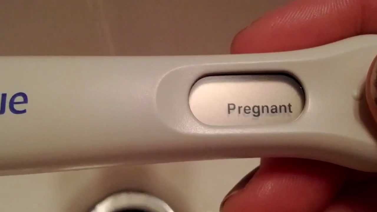 Always Positive Clearblue Digital Pregnancy Test Prank Demo YouTube