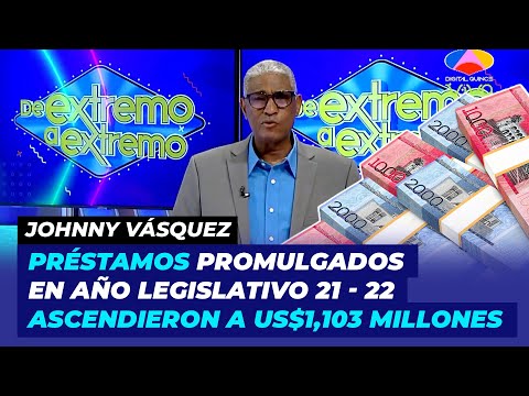 Préstamos en año legislativo 21-22 ascendieron a US$1,103 millones | De Extremo a Extremo