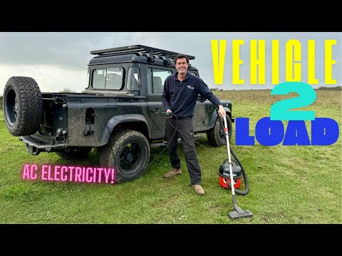 An EV DEFENDER charging another EV?! A remote CUPPA TEA? What about HOOVERING a field? AC POWER OUT!