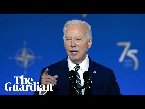 Nato summit: Biden announces air defence systems for Ukraine, honours Stoltenberg –  video