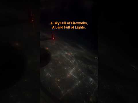 A Sky Full of Fireworks, A Land Full of Lights • Aerial View of Diwali Night •