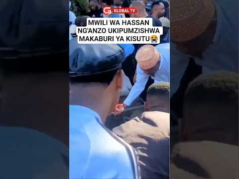 MWILI WA HASSAN NG'ANZO UKIPUMZISHWA MAKABURI YA KISUTU😭 #shortsviral #ng'anzo #globaltv