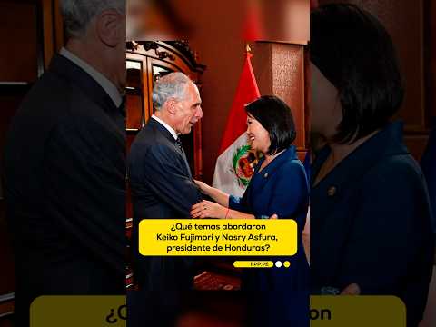 Presidente de Honduras declara tras reunirse con Keiko Fujimori 🎙️ #shortrpp