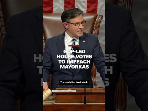 GOP-led House votes to impeach Mayorkas