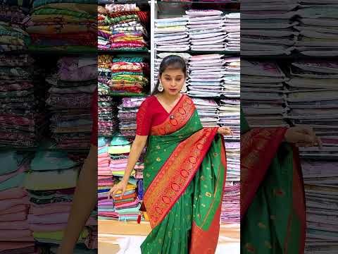 नवरीसाठी खास ब्राइडल साड्यांचा कलेक्शन – फक्त ₹200 पासून | Krishna Textile Market Dombivli