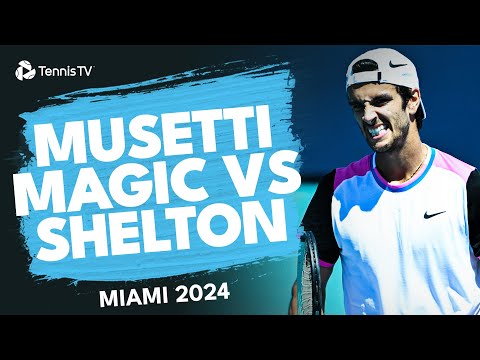 Lorenzo Musetti MAGIC vs Ben Shelton | Miami 2024