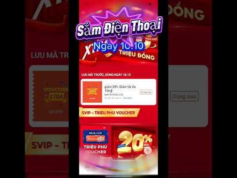 CƠ HỘI SẮM ĐIỆN THOẠI GIÁ SALE 20% NGÀY 10.10 #shoppe #samsung #iphone #oppo #vivo #xiaomi
