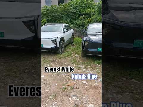 Mahindra XEV 9e 🔋 Pack Three 😍 Everest White 🤍 Nebula Blue 💙 #mahindraxev9e #mahindra #mahindraev